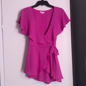 Pink Lily Romper🌺